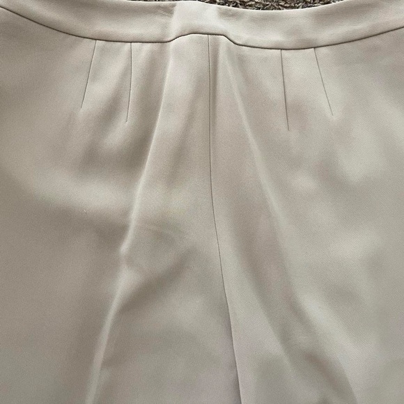 Size 6, Nude color, Ann Taylor Pleated Dress Pants. - Picture 4 of 6